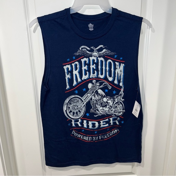 New Freedom rider Celebrate Men Americana Graphic Muscle Tank
Top Sizes S & 3XL - Picture 2 of 8